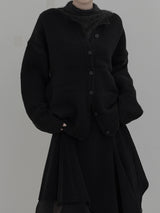 S Basic Knit Cardigan