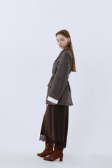 DADDY CONTOUR WOOL JACKET_BROWN