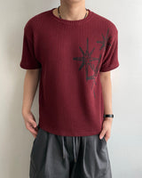 Bloom Crop Short Sleeve Knit
