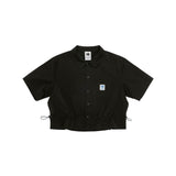 (WOMAN)BREEZE 半袖シャツ【BLACK】