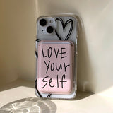 BlackPink- Love yourself Magsafe Phone Case Card Pocket Set