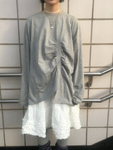 Flare some cotton frill skirt