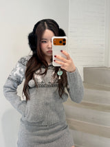 Rabbit fur earmuffs