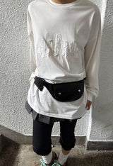 rounded belt bag 