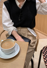 [Lè made/7,000 Sold] ルメイド ベーシック Vネック ベスト