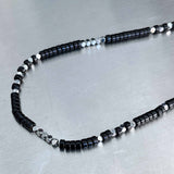 Minimalist Tactical Black & Silver Chain