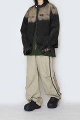 Gradation denim jacket