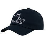 Cat Save The World ボールキャップ (Navy)