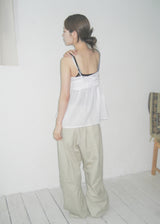 RIBBON STRAP BUSTIER TOP