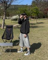 Easy Side Snap Bermuda Sweat Pants