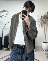 ペンサーミニチェッククロップシャツ