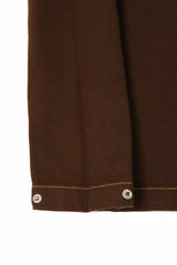 Balloon Pintuck Pants [Brown]