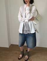 Biowashed wrinkle shirt (6color)