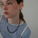 Pebble onyx necklace