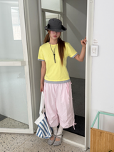 nice banding bermuda pants