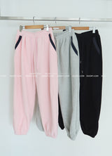 [UNISEX] Coloring fleece half zip-up & jogger pants set