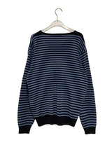 26FW★ [BAONHAUS] Sevnin Stripe V-Neck Knit