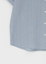 [MADE] Robyou Loose Fit Striped Short Sleeve Shirt