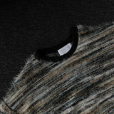 CR ナード クルーネック ニットTシャツ（2色）