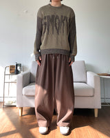 ピンタックバルーンスウェットパンツ