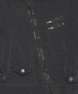 pg diagonal zip up (dark grey)