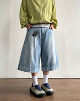 Log Bermuda Denim Pants