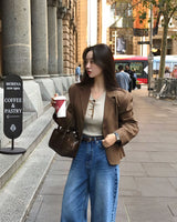 [BELLIDE MADE] Classic mood, single midi jacket blazer