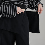 [Made / Free, XL] [Leon] Wrap Skirt Layered Two-Way Parachute Pants - 3 color
