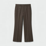 2way hidden extend bootcut slacks brown