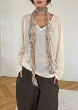 FLOWER SCARF (2color)