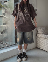 エヴリシングプリンテッドピグメント半袖Tシャツ