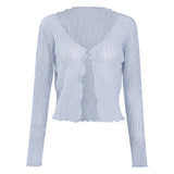 Light wave cardigan