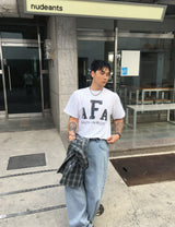 No.1313 レコードハーフTシャツ (3color)