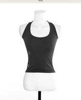 keep silver stud halter top
