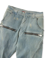 ELECTRO POCKET WAXED DENIM PANTS
