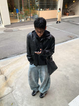 テナーカモフラージュバルーンデニムパンツ