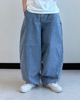 Cartel Back Printing Denim Pants