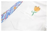 Graffiti Tie Embroidered Shirt