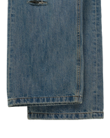 26SS レディース セミブーツカット ウォッシュデニムパンツ