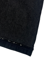 Even zipper flared denim