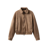 Brielle Suede Harrington Jacket