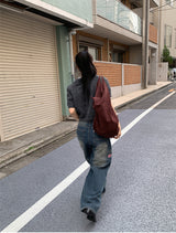 SUEDE BAGUETTE BAG (2C)
