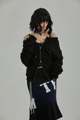 LEADER ZIP-UP -BLACK