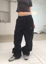 (UNISEX) フィールドボタンカーゴパンツ (3color)