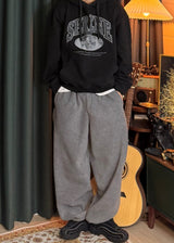 Couple Winter Cropped Fleece Hoodie 4COLOR