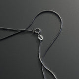 [925silver] Glitter snake necklace