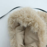 Strap fur leg warmer