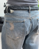 Alp Dusty Damage Denim Pants