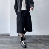Aライン シルエット ハイストリート ツイルショーツ