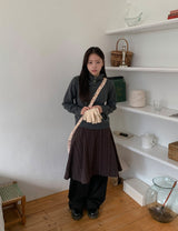 Colden High Neck Wool Knit Hoodie